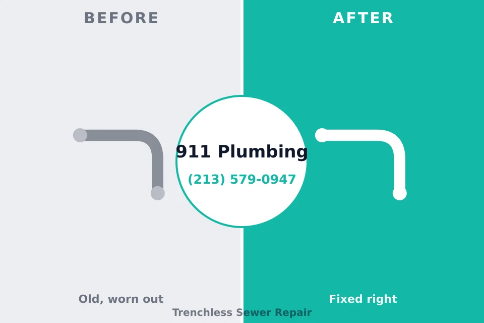 Before and after: plumbing company Watts Mills, SC
